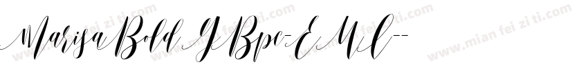 MarisaBold GBpc-EUC-字体转换